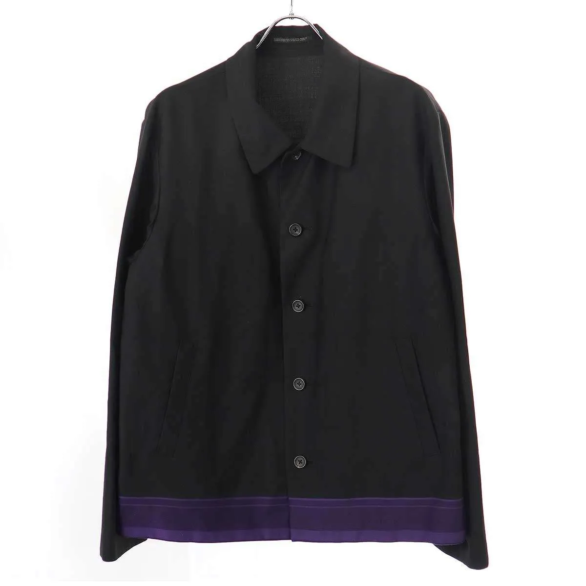 Yohji Yamamoto ヨウジヤマモト プールオム 2008AW カラーラインシルクライニングウールジャケット