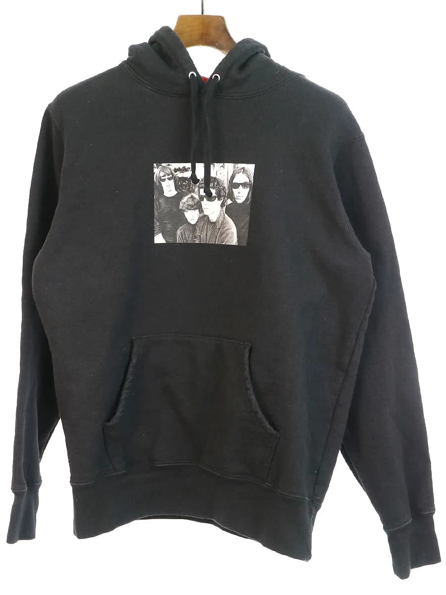 Supreme シュプリーム 19AW The Velvet Underground Hooded Sweatshirt フォトプリントスウェットプルオーバーパーカー