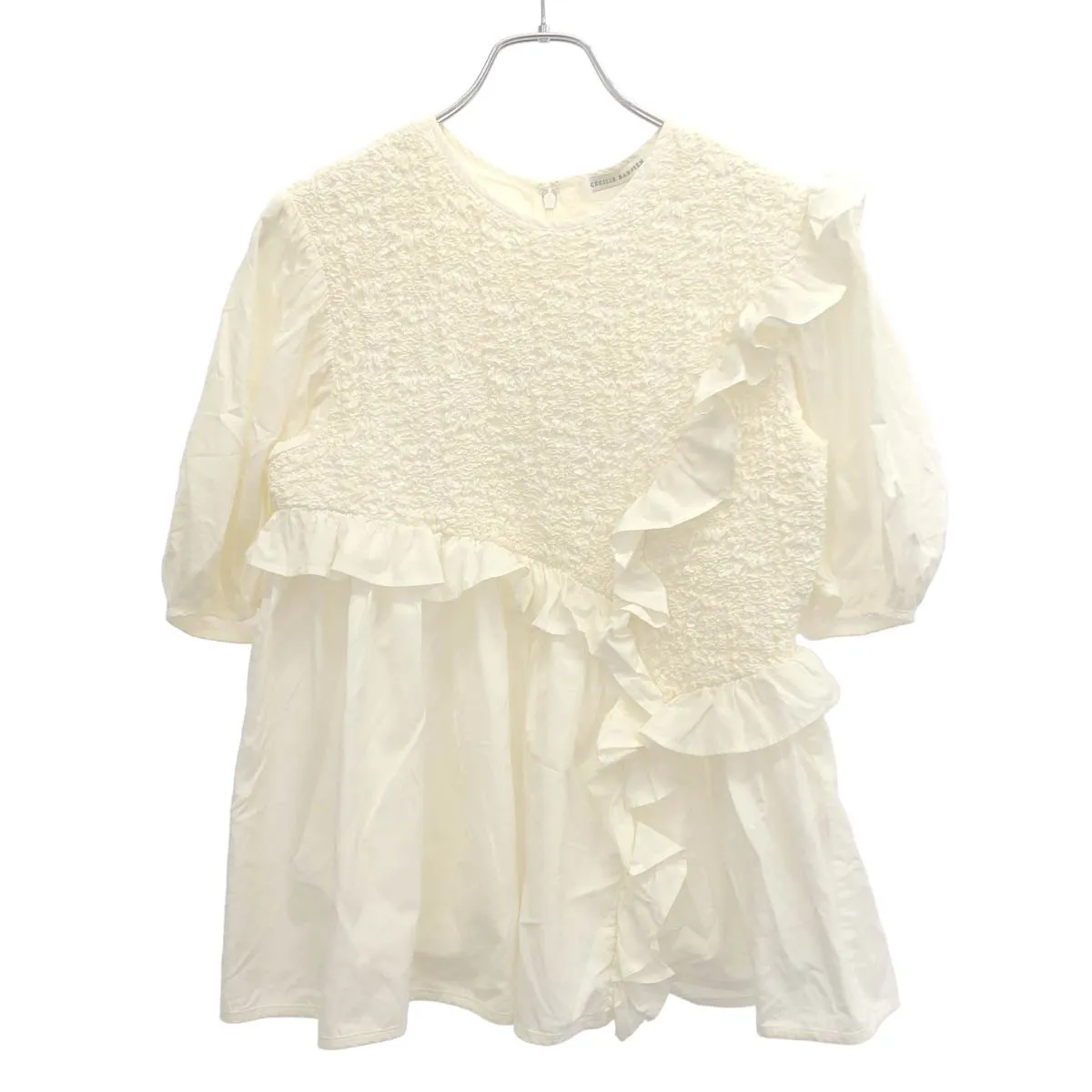 CECILIE BAHNSEN セシリーバンセン Carlotta Top ギャザーフリルブラウス SC21-008