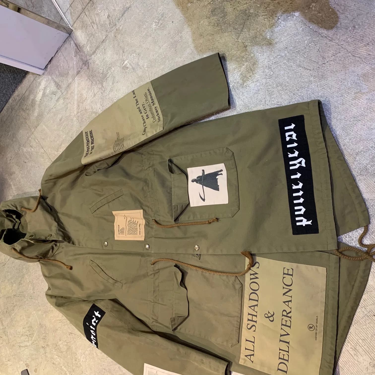 RAF SIMONS RAF SIMONS 2005AW POLTERGEIST FISHTAIL PARKA