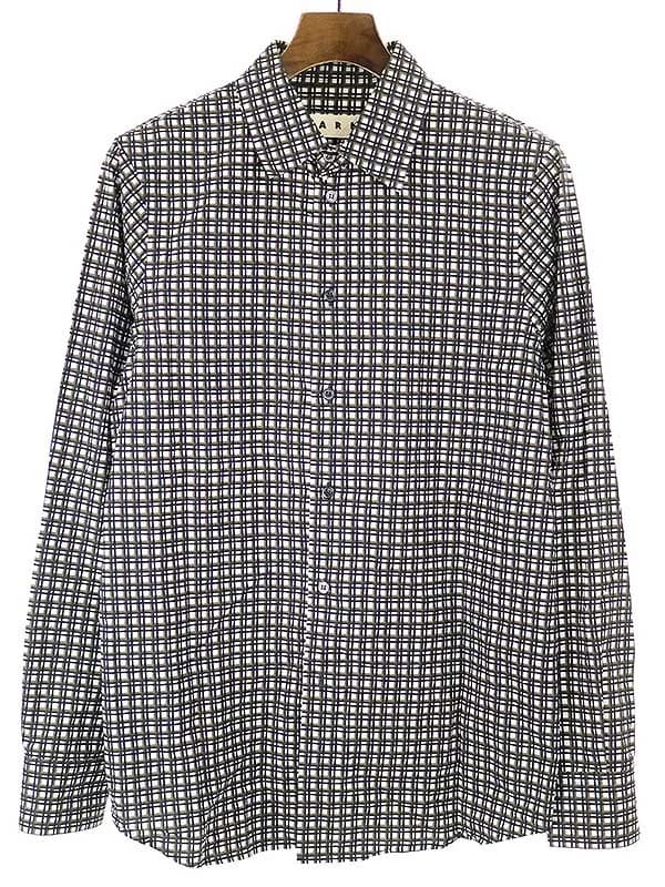 MARNI マルニ 15AW ウィンドウチェックシャツ
