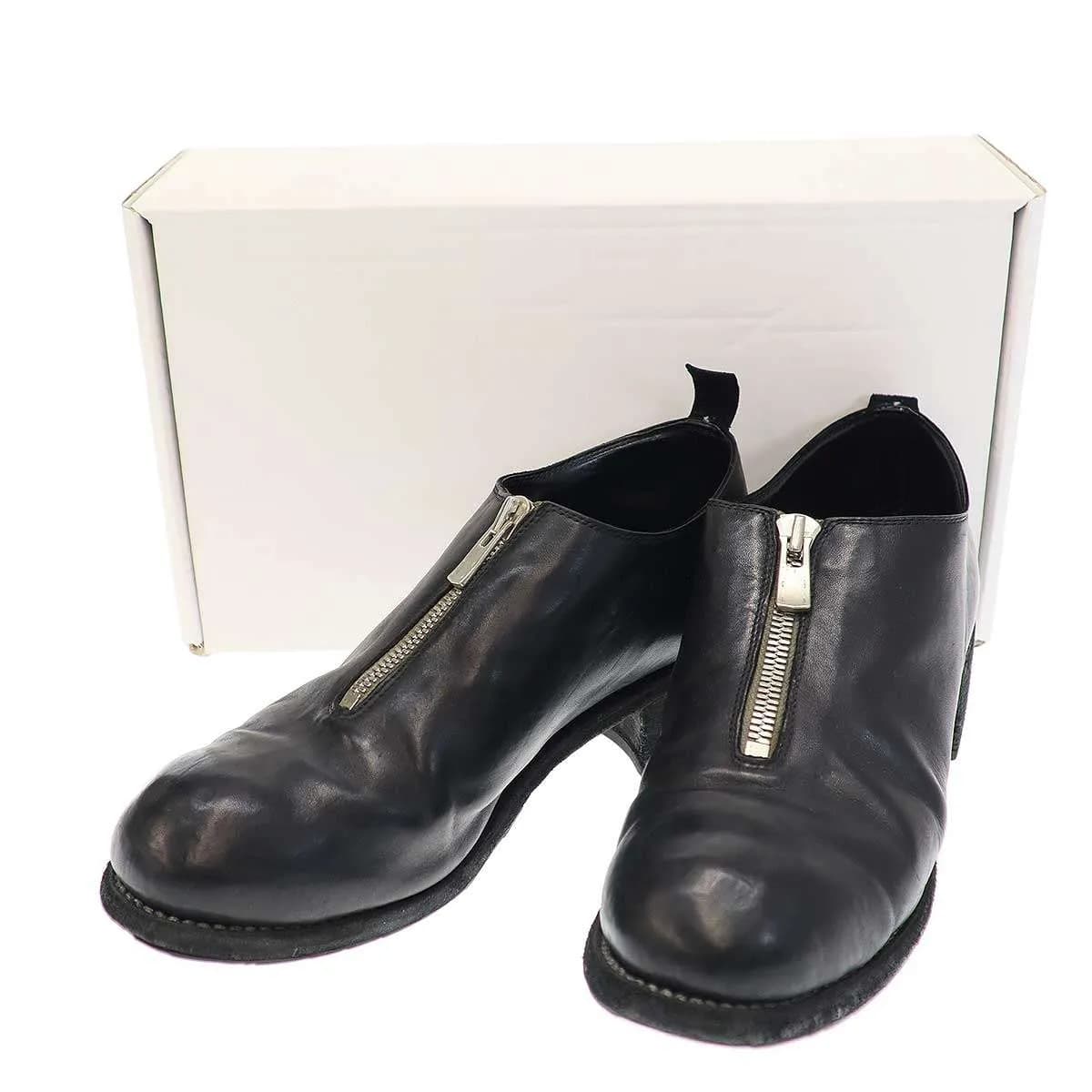 GUIDI グイディ HORSE FULL GRAIN FRONT ZIP SHOES フロントジップレザーシューズ PL0FZ