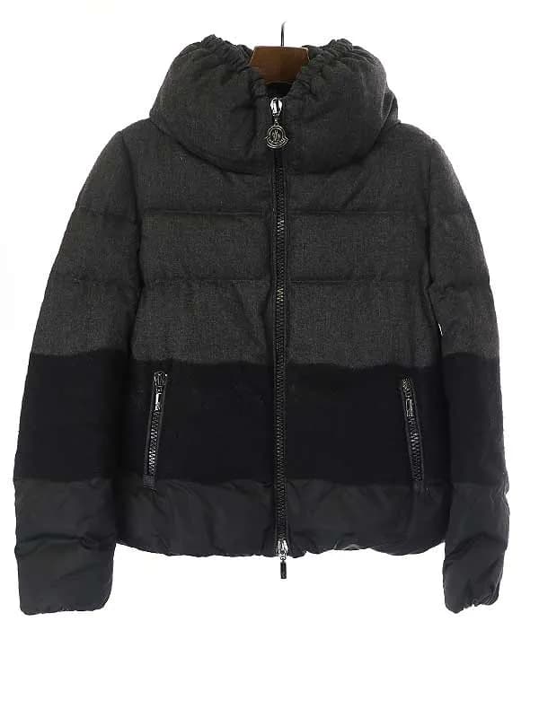 MONCLER モンクレール ARBOUSIER ZELANDER RAINSYSTEM ウール切替ダウンジャケット