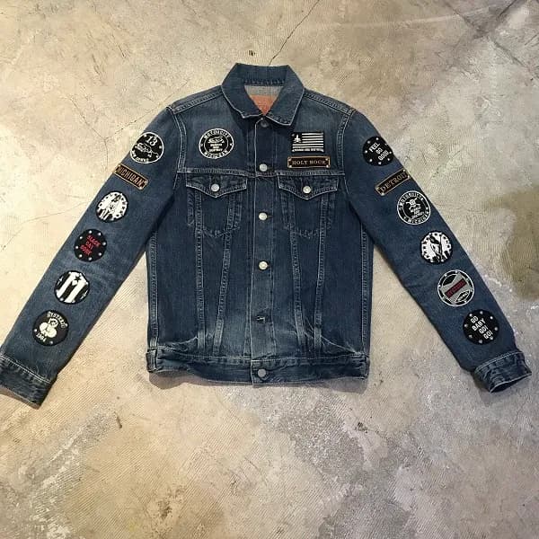 HYSTERIC GLAMOUR HYSTERIC GLAMOUR 11SS SP加工ロッカーズデニムジャケット