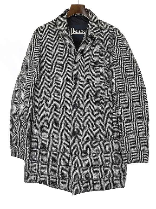 HERNO ヘルノ 16AW ツイードダウンコート