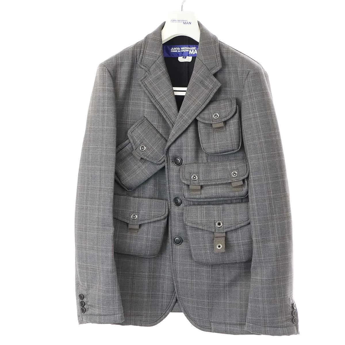 JUNYA WATANABE ジュンヤワタナベ コムデギャルソンマン 16AW ウールボンディング マルチポケットジャケット