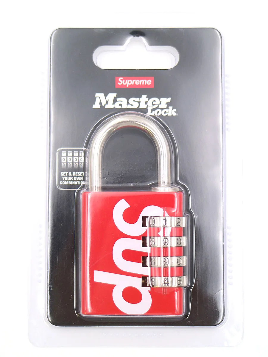 Supreme シュプリーム×マスターロック 19SS ロックヌメリックコンビネーションロック