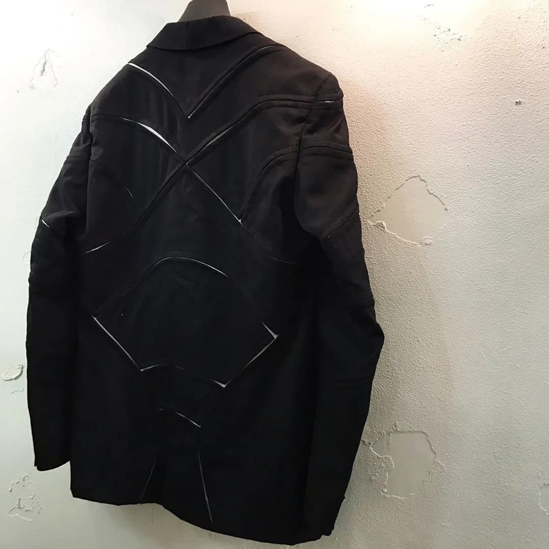 COMME des GARCONS COMME des GARCONS HOMME PLUS 15AW 切り裂きデザイン2Bテーラードジャケット