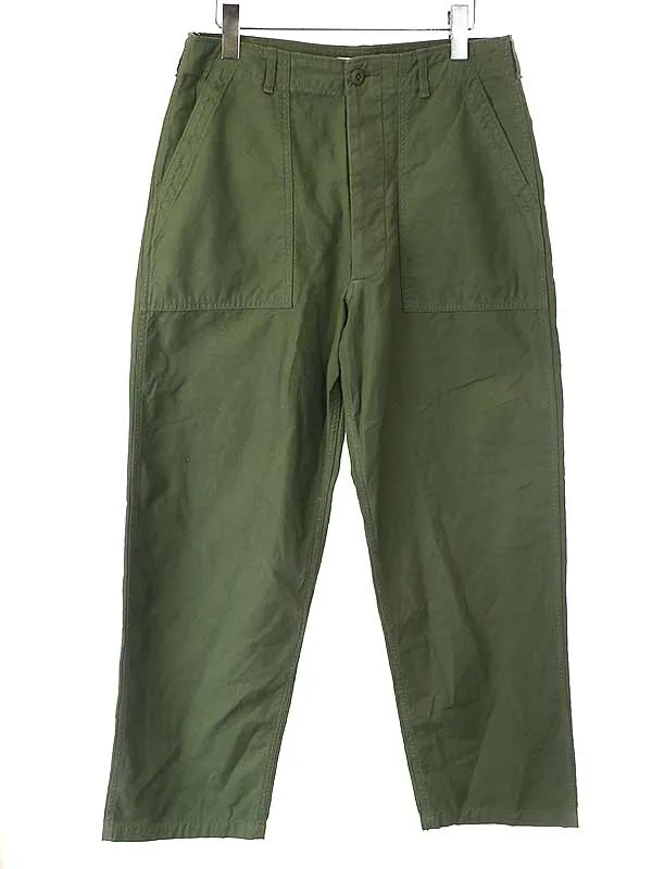 CIOTA シオタ 22AW スビンコットンムラ糸バックサテンベイカーパンツ