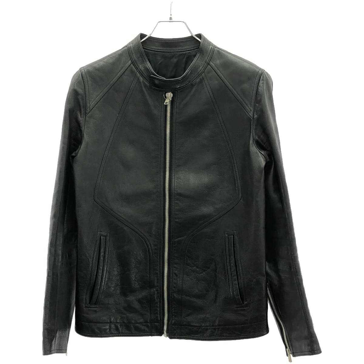 Rick Owens リックオウエンス 16SS Intearsia Jacket インターシャ カスタムレザージャケット RU16S3761-LCW