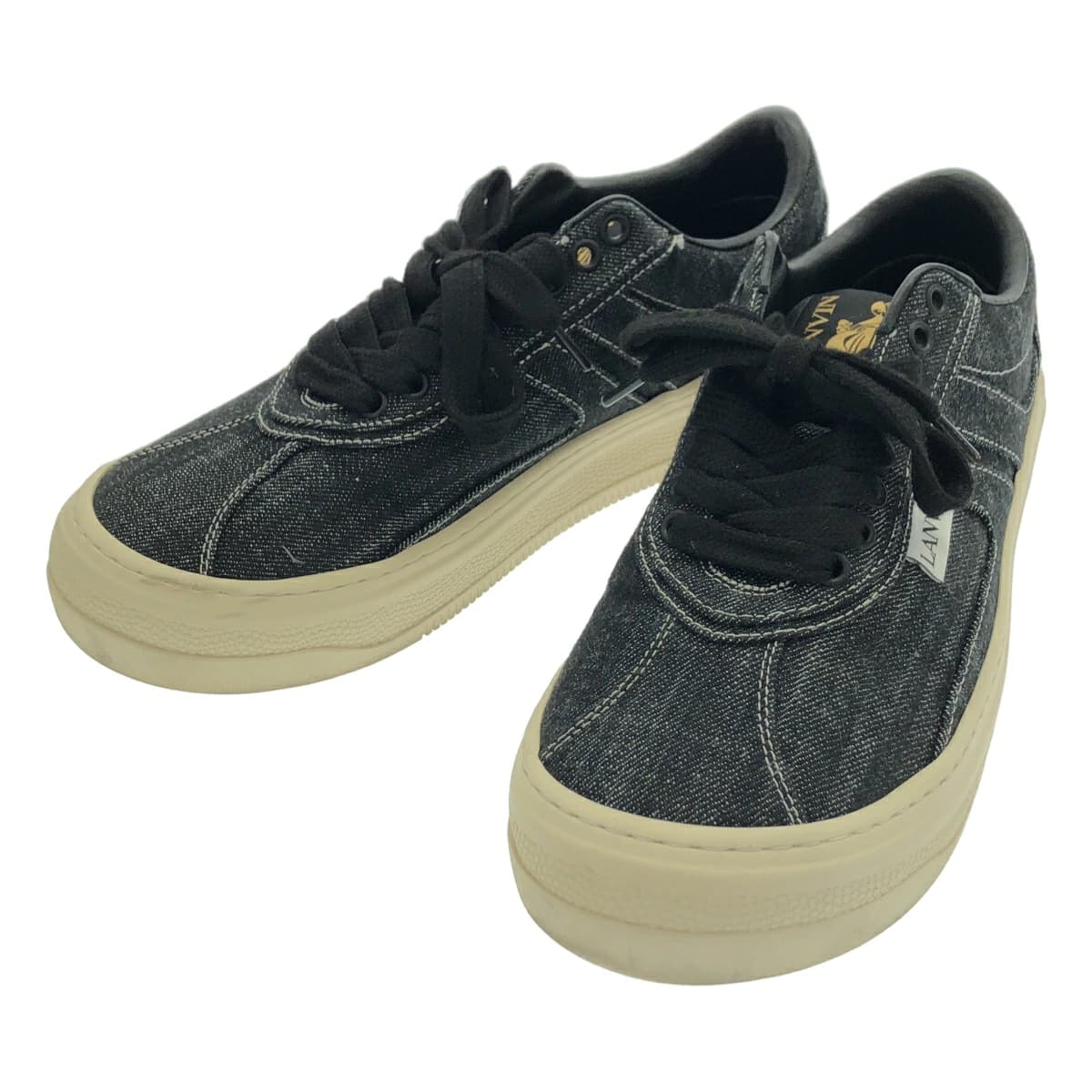 LANVIN ランバン Cash デニムローカットスニーカー