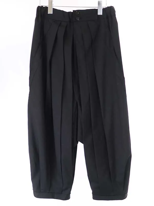 Yohji Yamamoto グラウンドワイ 17AW Hakama Pants Type2 ウールギャバジン袴パンツ