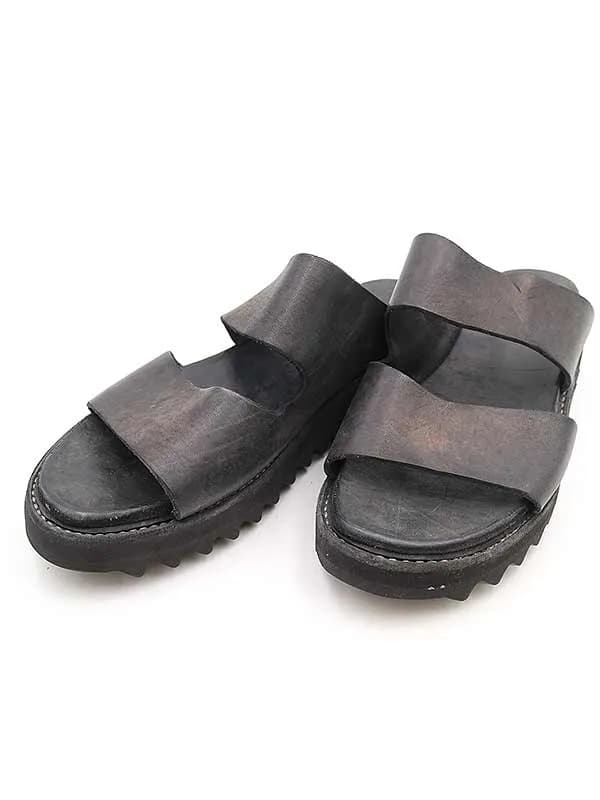 GUIDI グイディ シャークソールレザーサンダル