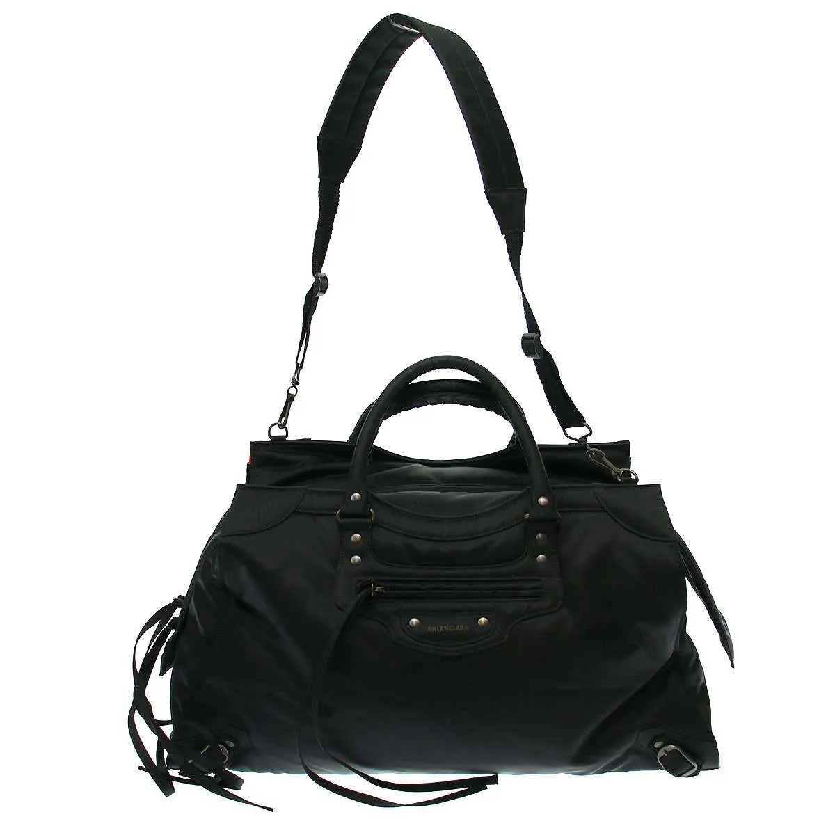 BALENCIAGA バレンシアガ Nylon Neo Classic Large Shoulder Bag リサイクルナイロン2WAYショルダーバッグ