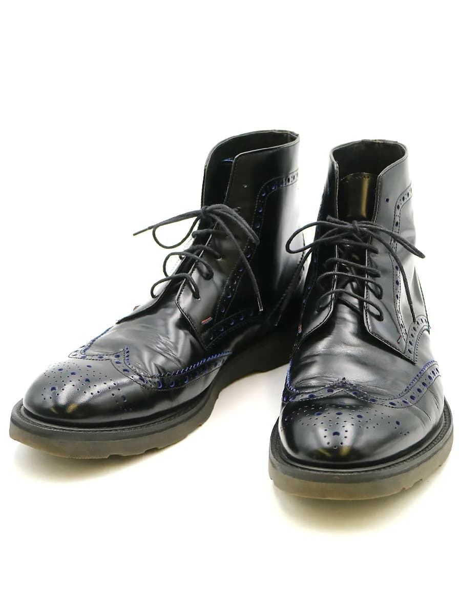 Paul Smith ポールスミス レースアップウイングチップブーツ