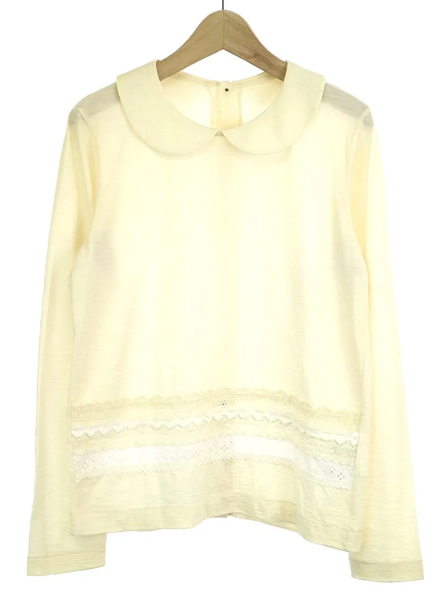 COMME des GARCONS トリコ コムデギャルソン 09AW ウールジャージーバックボタンシャツ