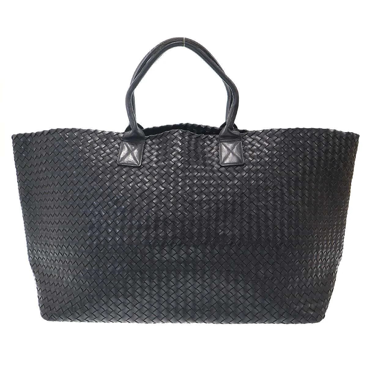BOTTEGA VENETA ボッテガヴェネタ 2007 イントレチャートレザー ラージトートバッグ
