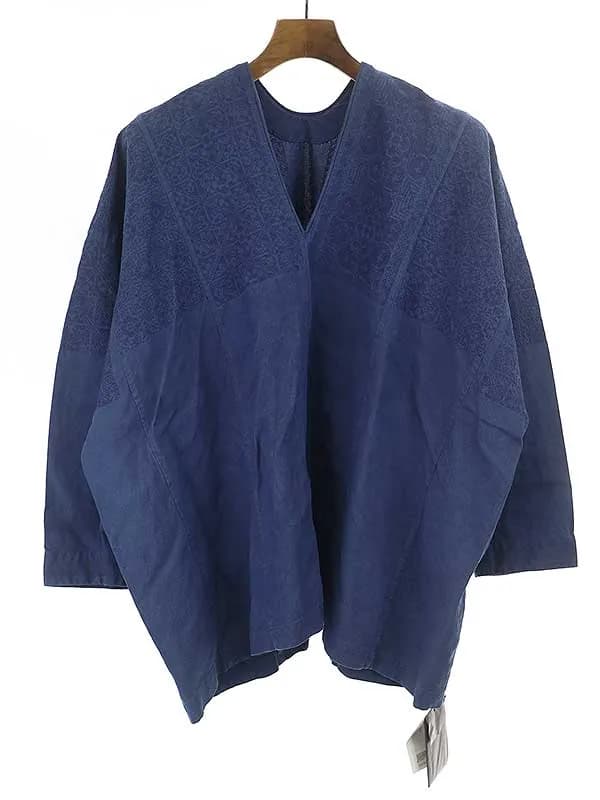 ARTS&SCIENCE アーツ&サイエンス 18SS flat blouse 藍染めブラウス