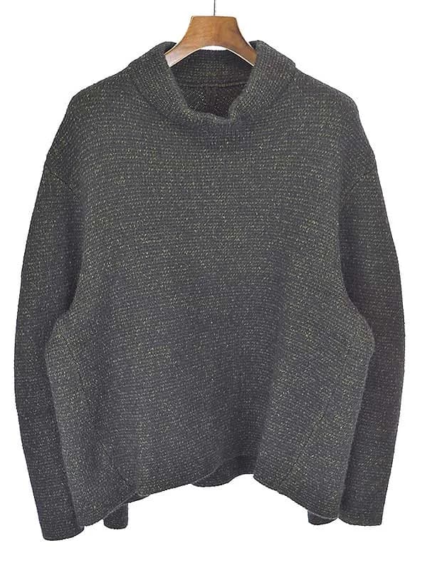 Ka na ta カナタ Unmilitary knit ハイネックニットセーター