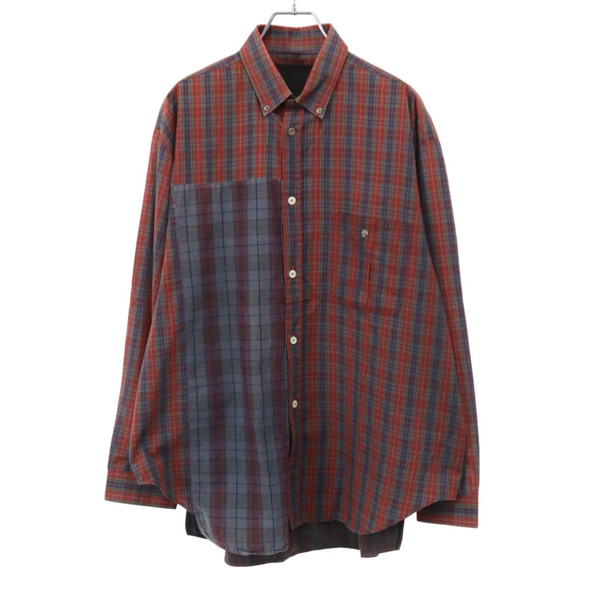 Maison Margiela メゾン マルタン マルジェラ アーティザナル0 10 ドッキングチェックシャツ 833C00850060