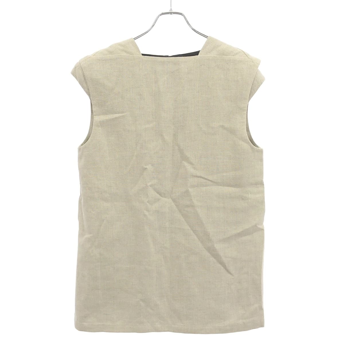 JIL SANDER ジルサンダー 24SS ノースリーブリネントップス J03NC0229 J60072