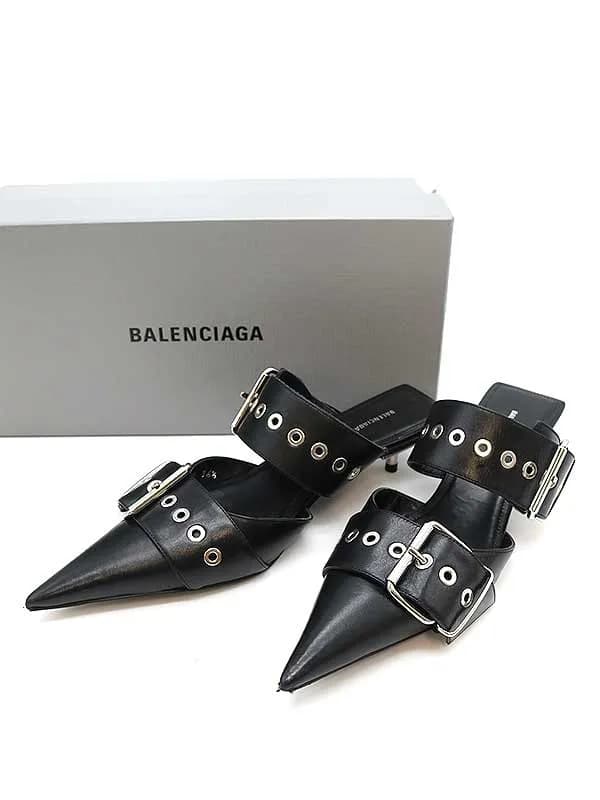 BALENCIAGA バレンシアガ ハトメスタッズミュール
