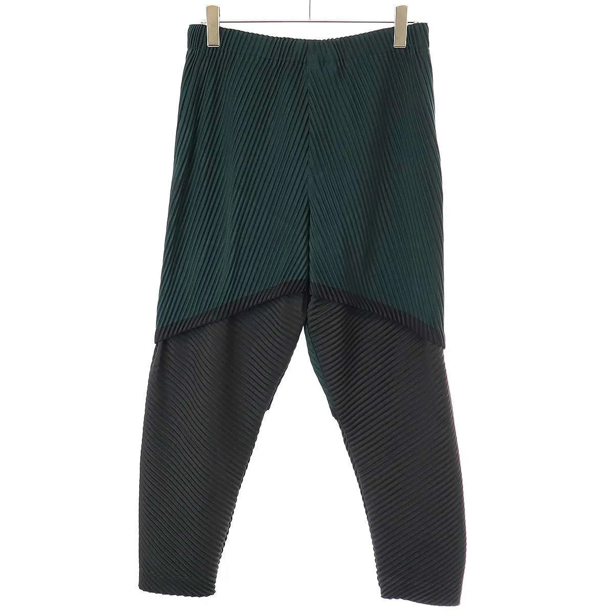 ISSEY MIYAKE オム プリッセ イッセイ ミヤケ MONTHLY COLOR JULY FRAMEWORK プリーツフレームワークパンツ