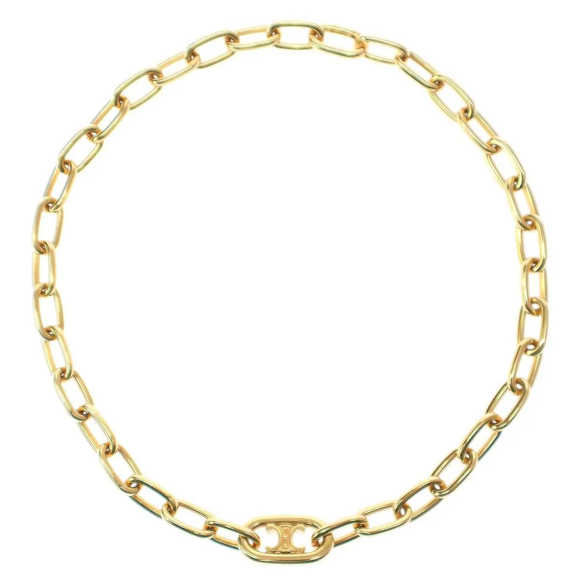 CELINE セリーヌ Triomphe Link Necklace トリオンフ リンク ネックレス SCA3272