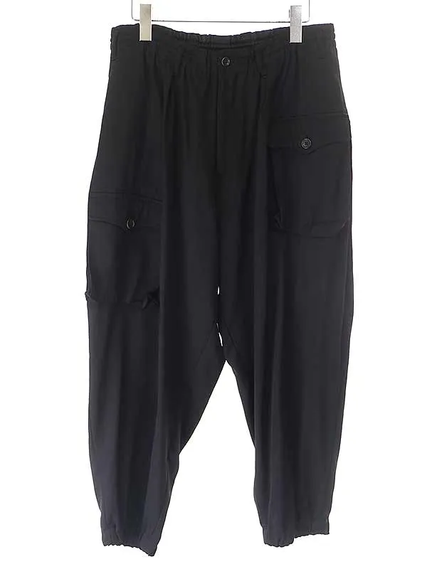 Yohji Yamamoto ヨウジヤマモト プールオム 17SS W-脇タックポケットパンツ