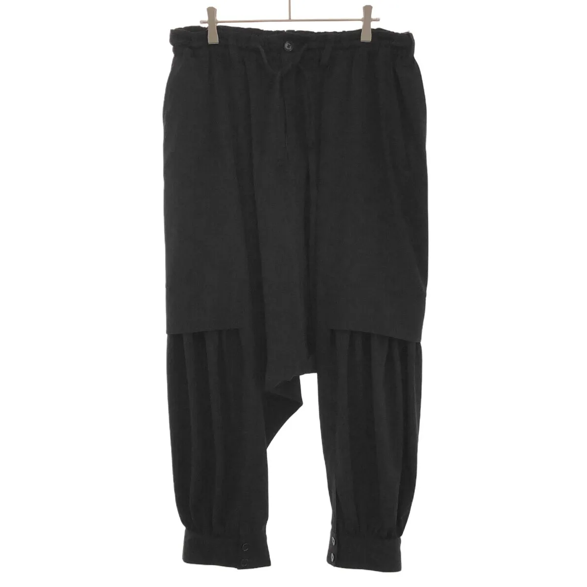 Yohji Yamamoto グラウンド ワイ 22SS T/A vintage decyne Gather cargo pants ギャザーカーゴパンツ