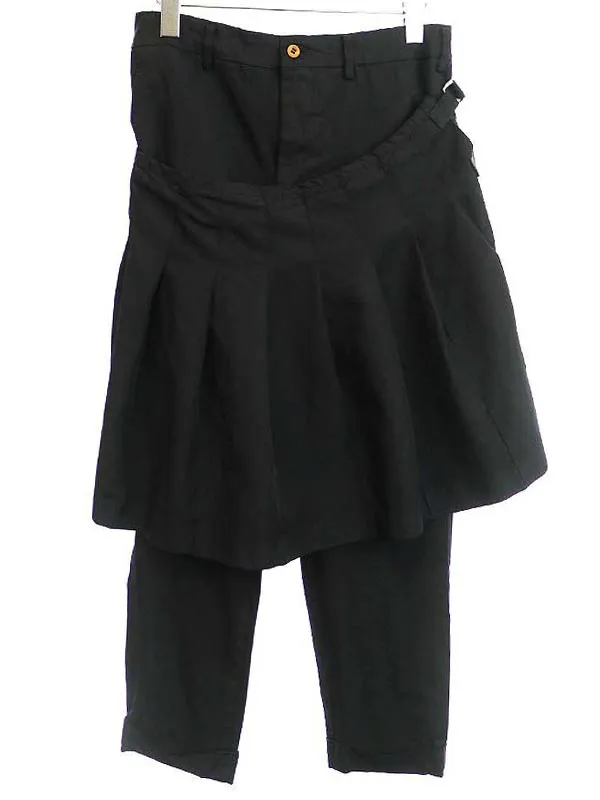 COMME des GARCONS コムデギャルソン オム プリュス スカートドッキングスラックスパンツ