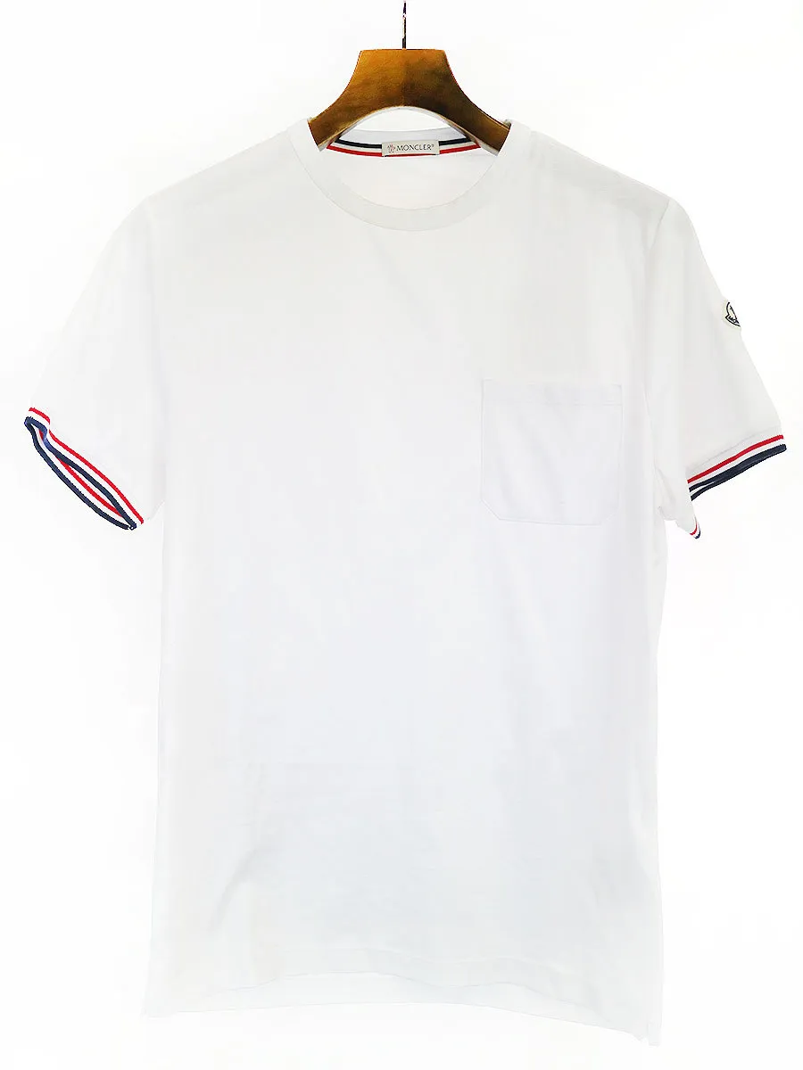 MONCLER モンクレール トリコロールリブポケットTシャツ