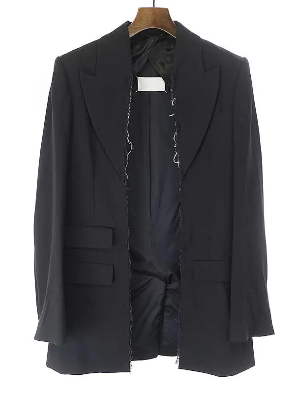 Maison Margiela メゾン マルタン マルジェラ 02AW フロント切り裂き 前掛け付属テーラードジャケット