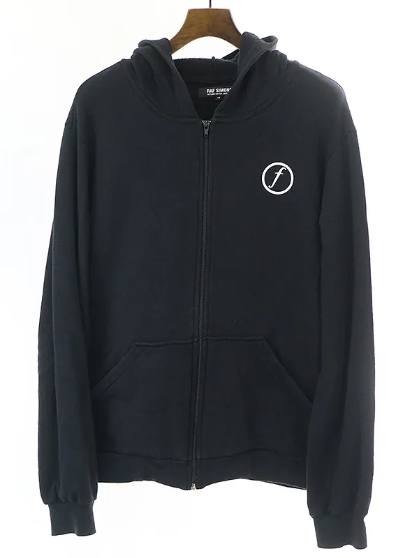 RAF SIMONS ラフシモンズ 03AW ジップアップスウェットパーカー