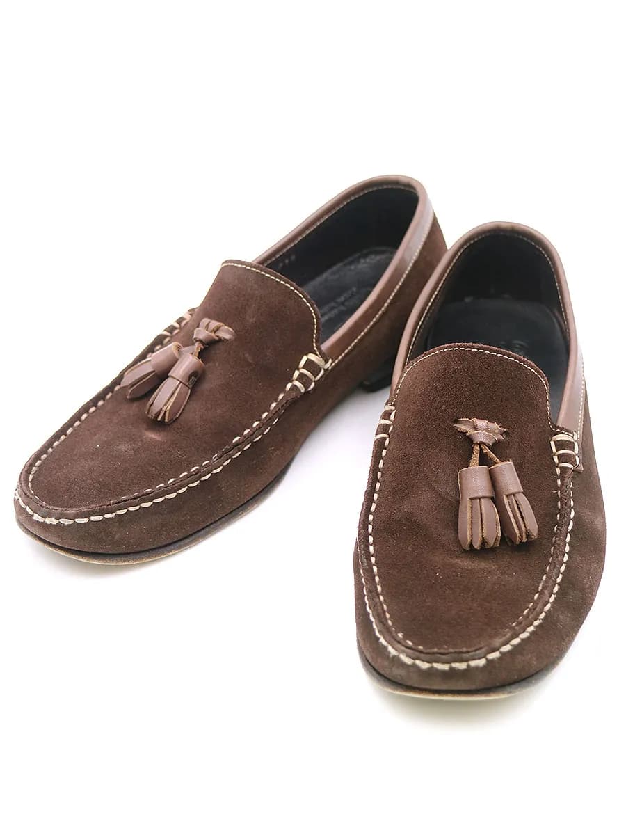 Paraboot パラブーツ CASSIS スウェードレザータッセルスリッポンシューズ