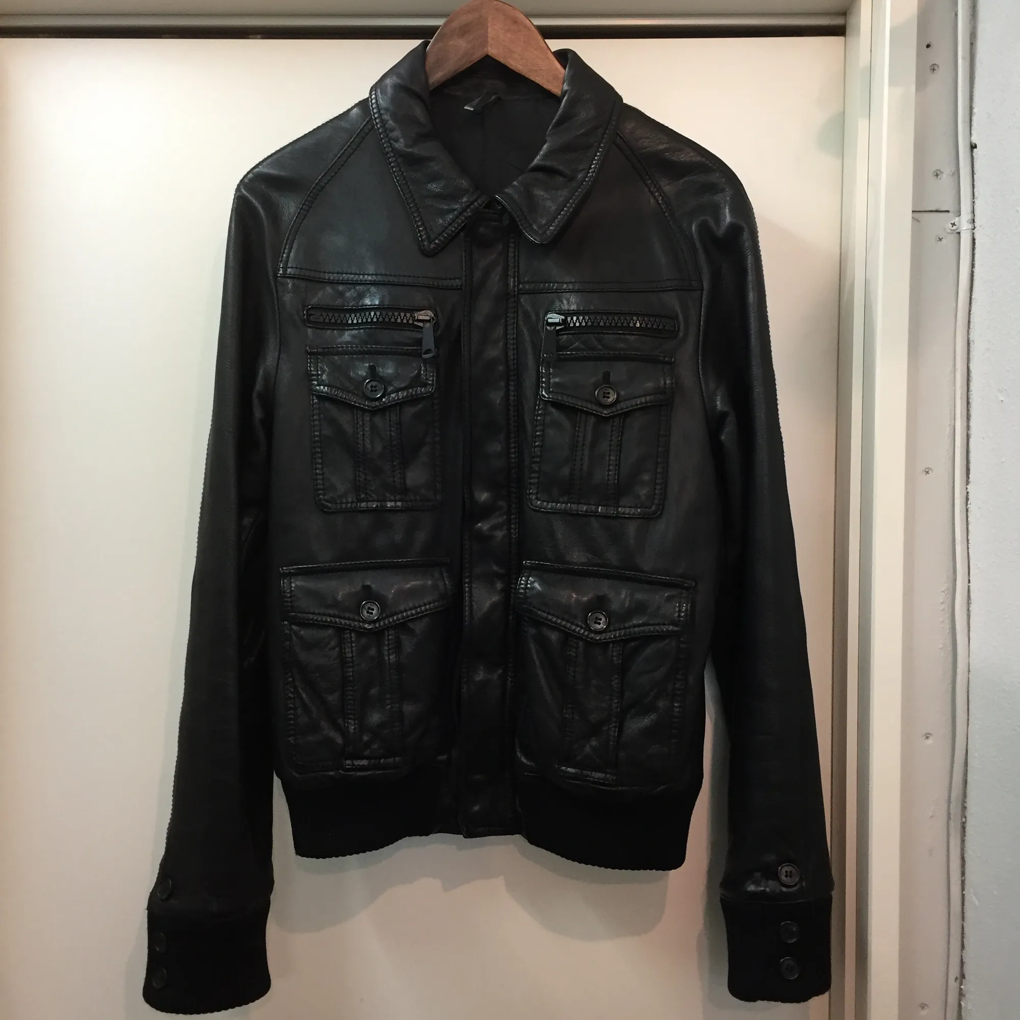 Dior HOMME Dior homme 06AW 4ポケットレザージャケット 46