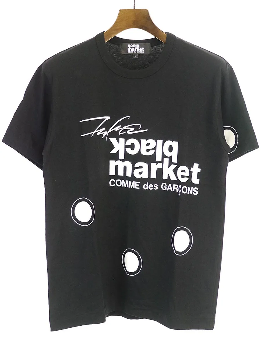 COMME des GARCONS ブラックマーケット コムデギャルソン 19AW FUTURA 2000 ロゴプリントTシャツ