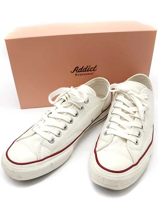 CONVERSE コンバースアディクト CHUCK TAYLOR LEATHER OX ローカットレザースニーカー