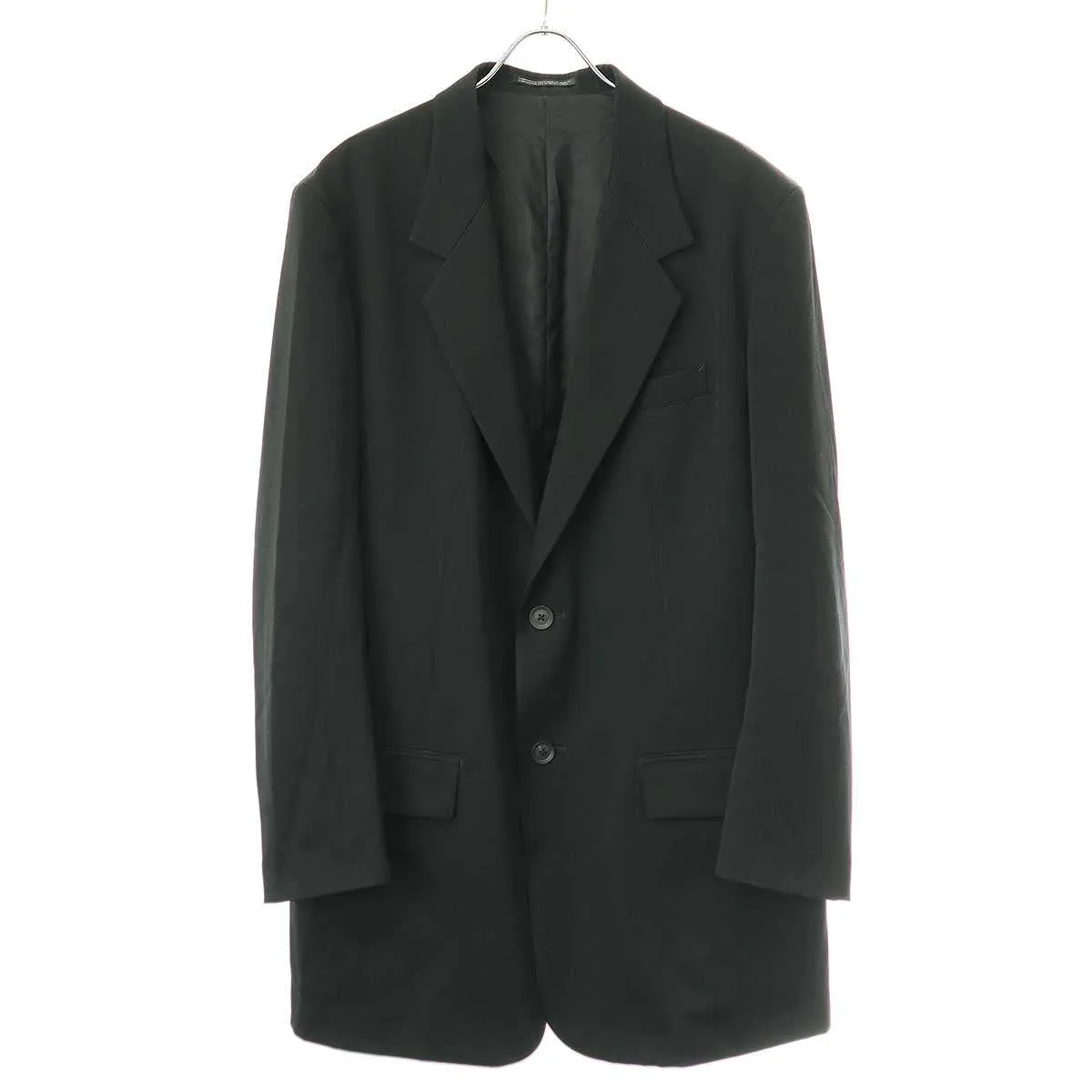 Yohji Yamamoto ヨウジヤマモト プールオム 23AW FASTENER JACKET サイドファスナーロングジャケット HJ-J73-152