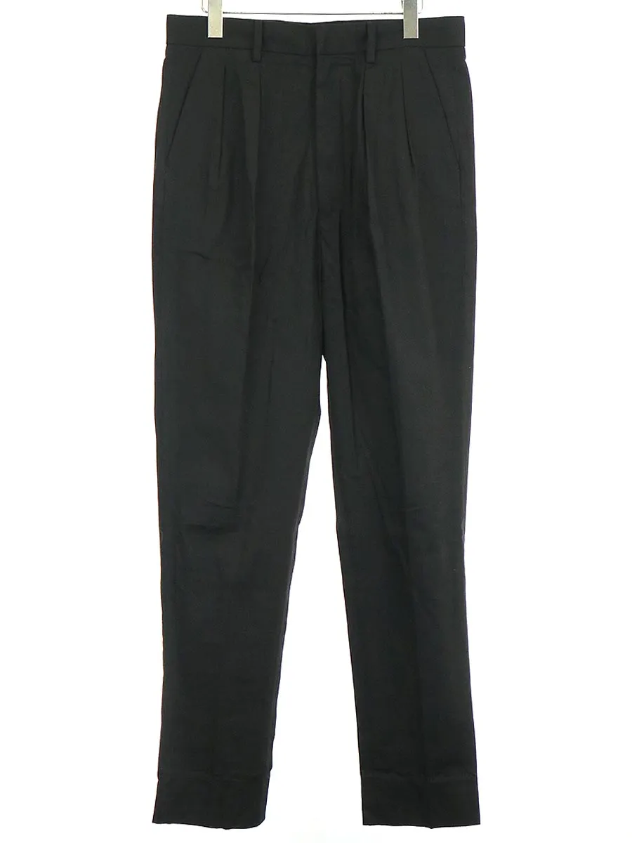 MINEDENIM マインデニム 19AW H/W Tapered Tuck PS 50 2タックスラックスパンツ