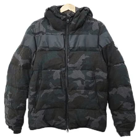 MONCLER MONCLER 14AW ERAULT カモフラージュフーデッドダウンジャケット