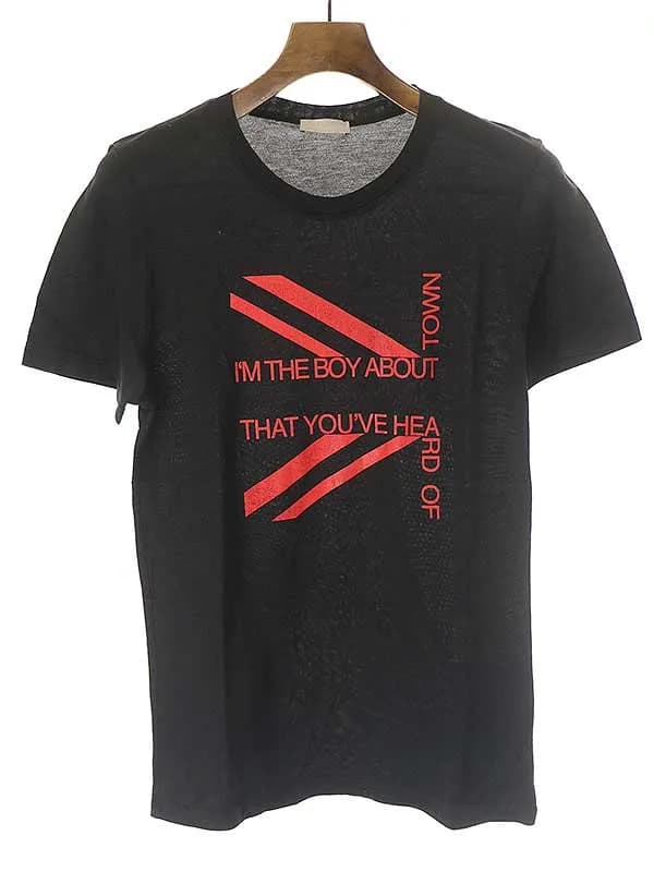 Dior HOMME ディオールオム 06SS ユニオンジャックプリントTシャツ