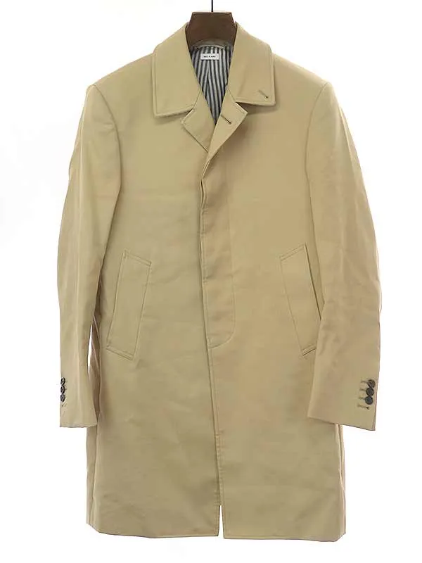 THOM BROWNE トム ブラウン 14AW CLASSIC SB CV BALLCOLLAR OVERCOAT IN KHAKI MACINTOSH
