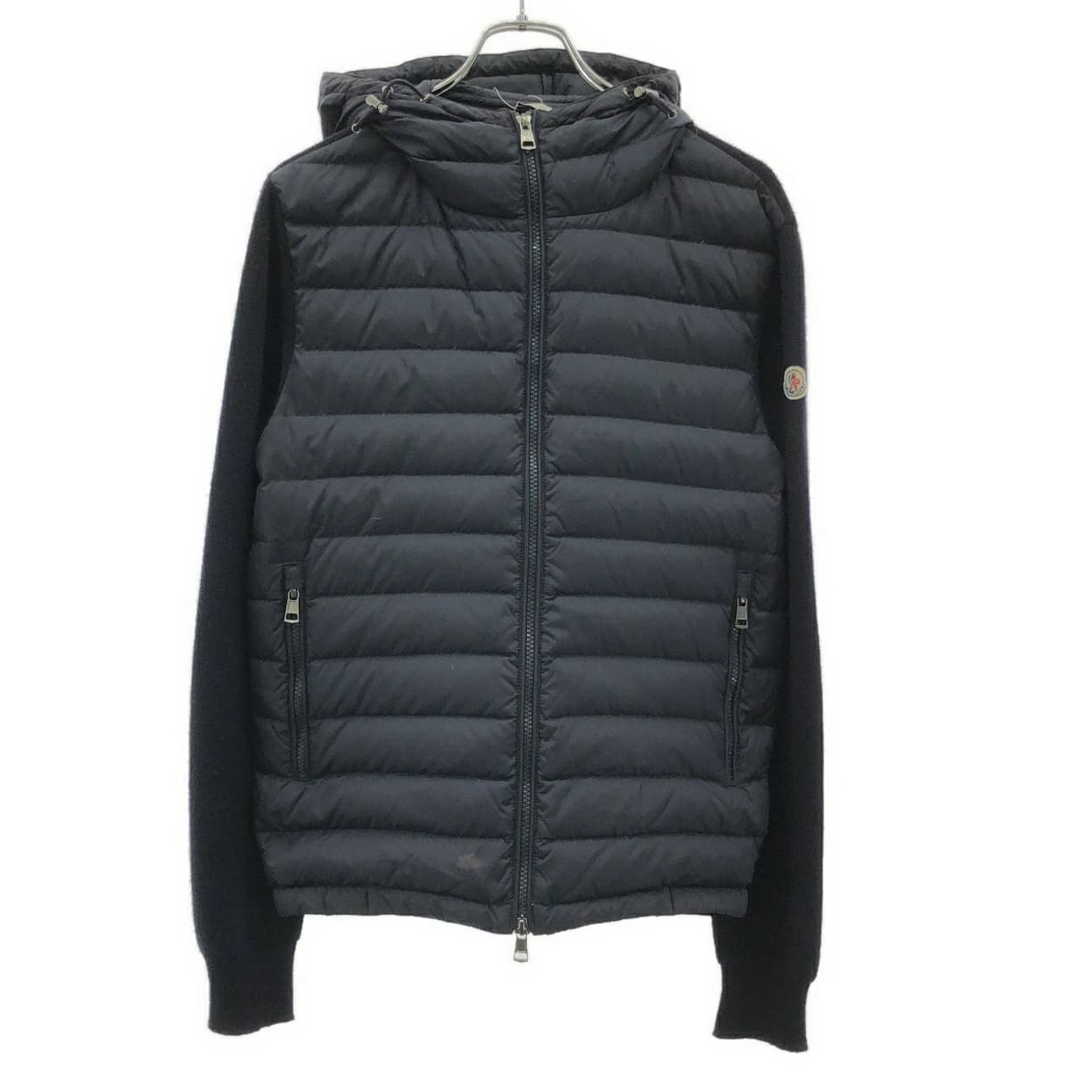 MONCLER モンクレール MAGLIONE TRICOT CARDIGAN ハイブリットナイロンニットダウンパーカー A2-091-94130-00-94633