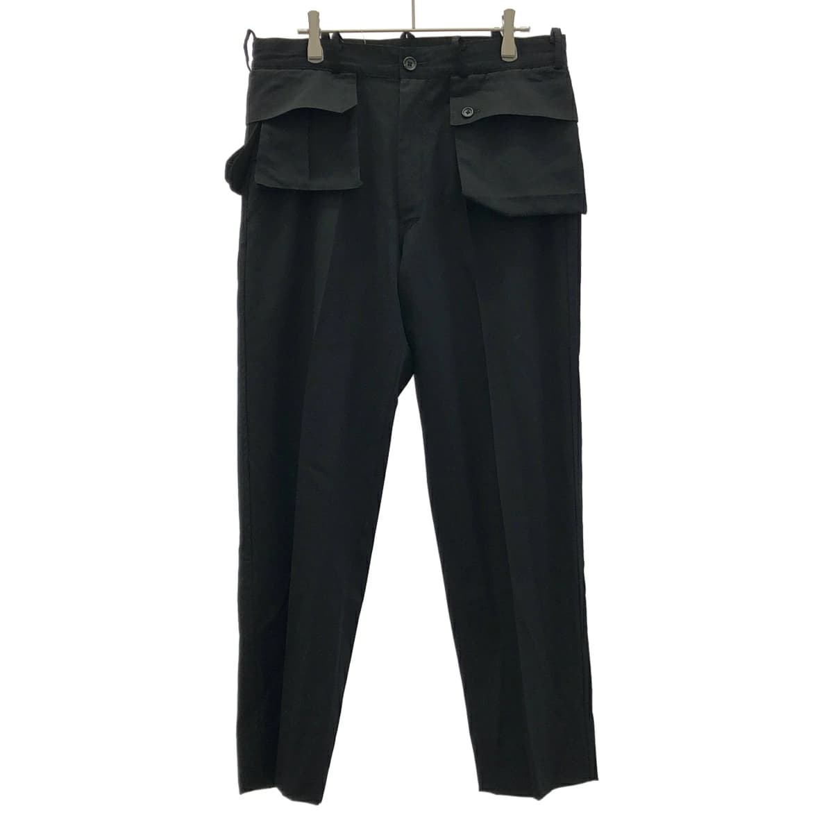 Yohji Yamamoto ヨウジヤマモト プールオム 2006SS ウールギャバジンフラップポケットパンツ HR-P55-100