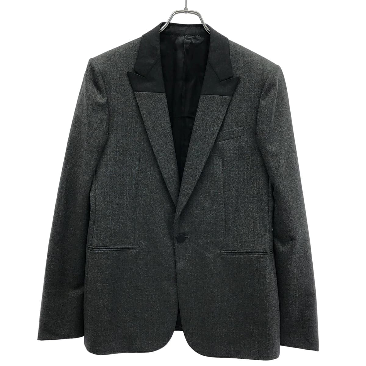 BALENCIAGA バレンシアガ 14AW 2トーンラペルテーラードジャケット&スラックスパンツ セットアップスーツ 355985 1KI11/356635 TKI11