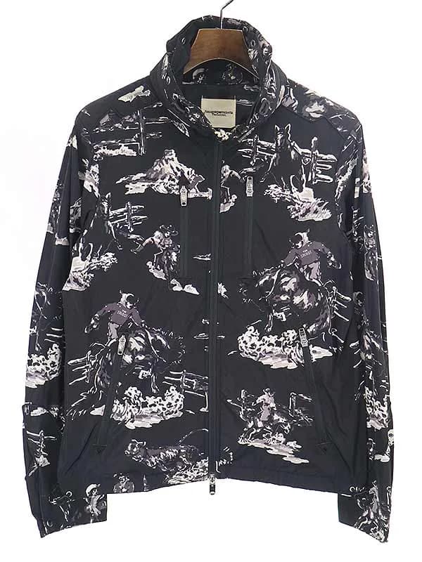 TAKAHIROMIYASHITA The SoloIst. タカヒロミヤシタ ザ ソロイスト 18SS rain jacket ホースプリントナイロンジャケット