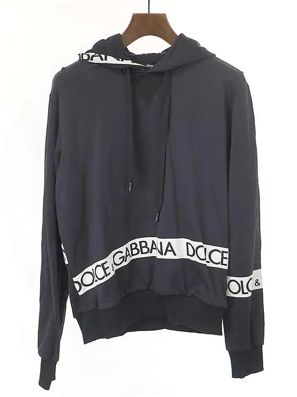 DOLCE&GABBANA ドルチェ&ガッバーナ ロゴデザインスウェットパーカー
