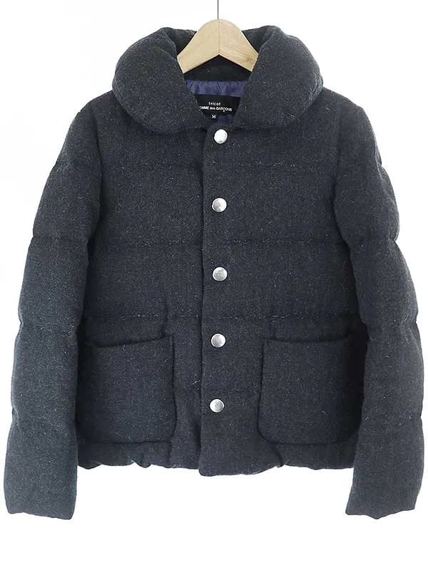 COMME des GARCONS トリコ コムデギャルソン 12AW ラウンドカラーダウンジャケット