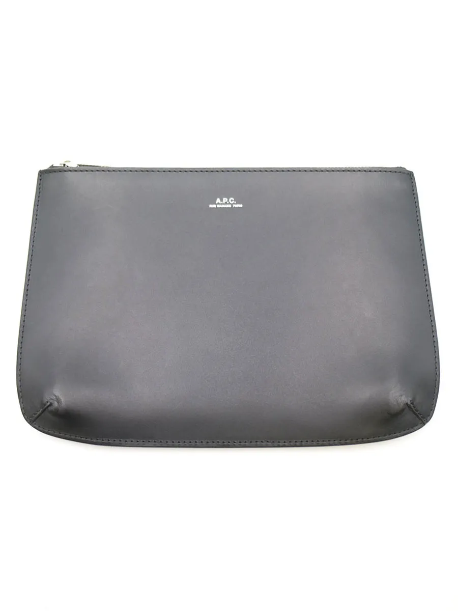A.P.C. アーペーセー レザークラッチバッグ